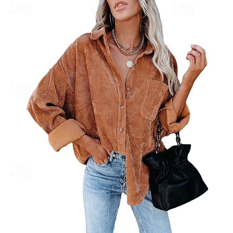 Dam Sherpajacka Bekväm Andningsfunktion Ficka Elegant Ledigt Slät Semester Gata Ledigt Dagliga kläder Enkelknäppt Normal Nedvikt Normal Långärmad Ytterkläder Vit Rodnande Rosa Rubinrött Vår Höst 2025 - $29.99 –P4