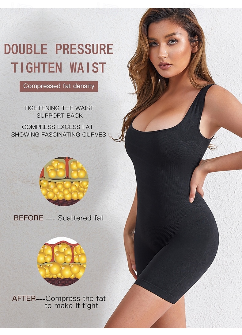 Mujer Normal Mono Corte Bodycon Color sólido Sin Mangas Sin Mangas Escote en U Deporte Diario Delgado Negro Caqui Beige Todas las Temporadas 2026 - $17.99 –P5
