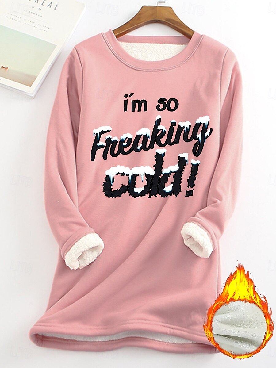 نسائي كنزة صوفية الرسم أحرف دافئ كاجوال أجعد كم طويل رقبة عالية مدورة قمصان عادية شارع فضفاض أسود أصفر وردي بلاشيهغ زهري غامق أحمر الخريف الشتاء 2025 - $25.99 –P5