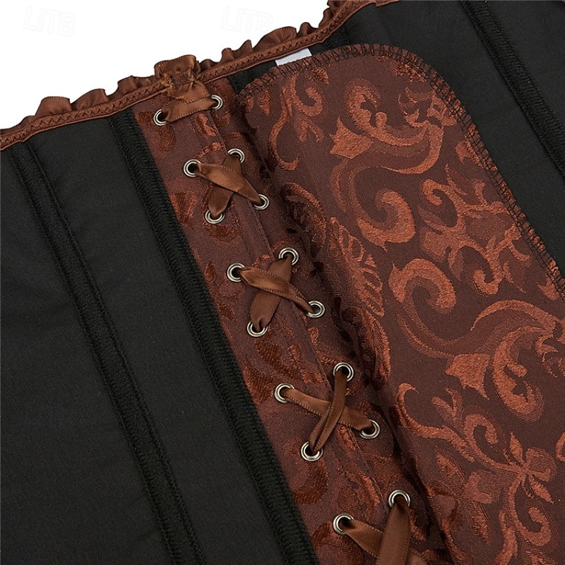 Femmes Corset Shapewear Serre-taille Gaine Sculptante Corset sexy Sexy Doux Fleuri Dos nu Vacances Soirée Rue Sans manches Corset Rose Claire Marron Bleu de minuit Printemps Automne Coupe sur mesure de 2026 ? $32.99 –P15