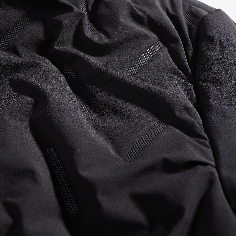Men's Winter Jacket Quilted Jacket Fleece Jacket Parka Pocket Polyster Fleece lined Vacation Daily Wear Date Regular Fashion Casual Comfortable Thermal Warm Fall Winter Solid / Plain Color Black 2026 - $34.99 –P8