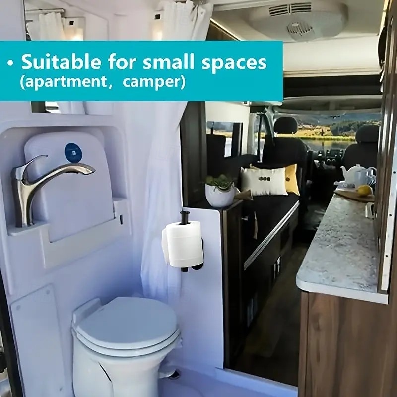 rozsdamentes acél öntapadós WC-papírtartó, modern fali WC-papírtartó, zuhanytörölközőtartó kiegészítő 2026 - $11.99 –P4