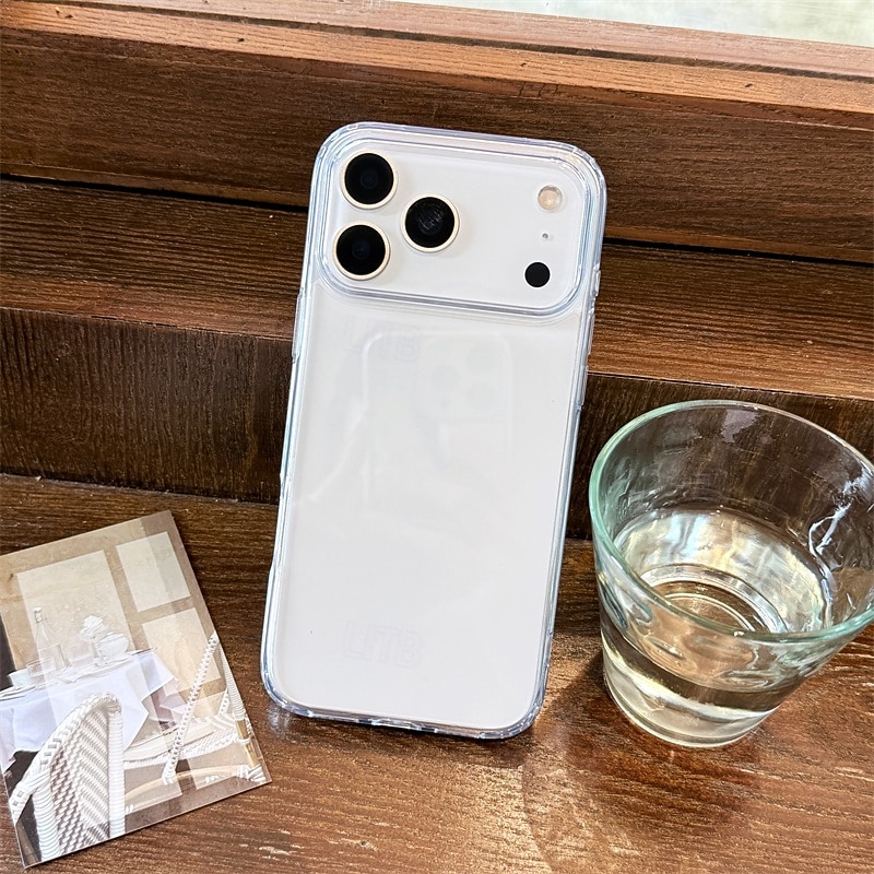טלפון מגן עבור iPhone 17 Pro Max 17 Air 17 16 15 14 Pro Max Plus 13 Pro Max כיסוי אחורי שקוף עמיד בזעזועים אקרילי PC 2025 - $10.99 –P6