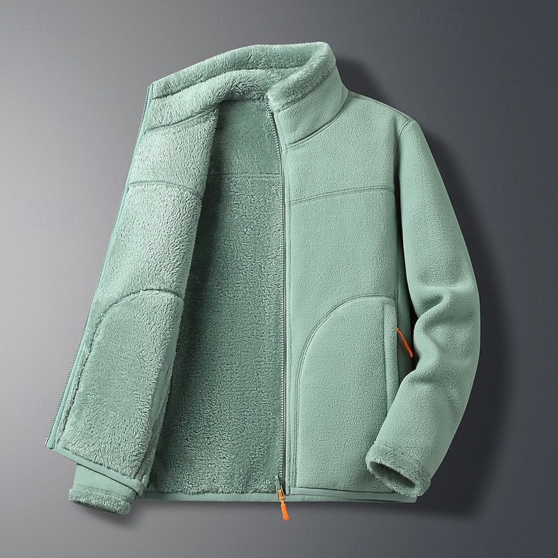 Per donna Giacca con cerniera completa Giacca in pile polare con tasche Manica Lunga Top Athleisure Tinta unita Di pile Morbido Caldo Palestra All'aperto Corsa abbigliamento sportivo Abbigliamento del 2025 a $28.99 –P1