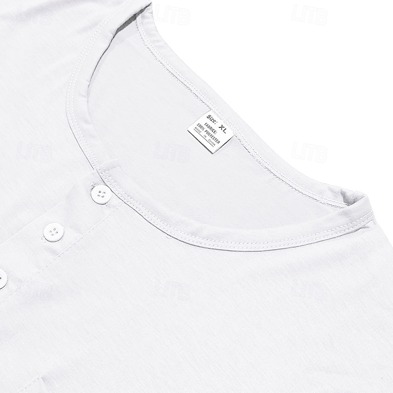 Ανδρικά Πουκάμισο Henley Κοντομάνικα Henley Top Μακρυμάνικο Συμπαγές Χρώμα Σκέτο Μοντέρνα Υψηλής Ποιότητας Καθημερινό Τσέπη Κουμπιά Χένλι ΕΞΩΤΕΡΙΚΟΥ ΧΩΡΟΥ Causal Καθημερινά 2026 - $20.99 –P11