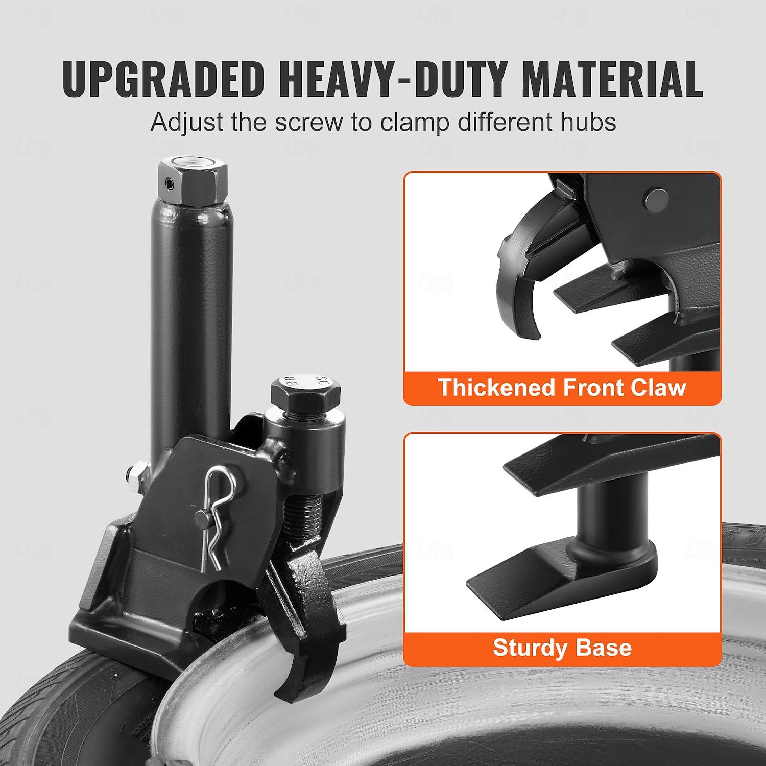 כלי ידני למניעת צמיגים עמיד, מתאים לצמיגים בגודל 38"-42" - שבירה קלה של צמיגי הצמיג, מבנה פלדה עמיד, אידיאלי לטרקטורונים, UTV, טרקטורים, משאיות, מכוניות - אין צורך בחשמל, כלי צמיגים 2026 - $86.99 –P6