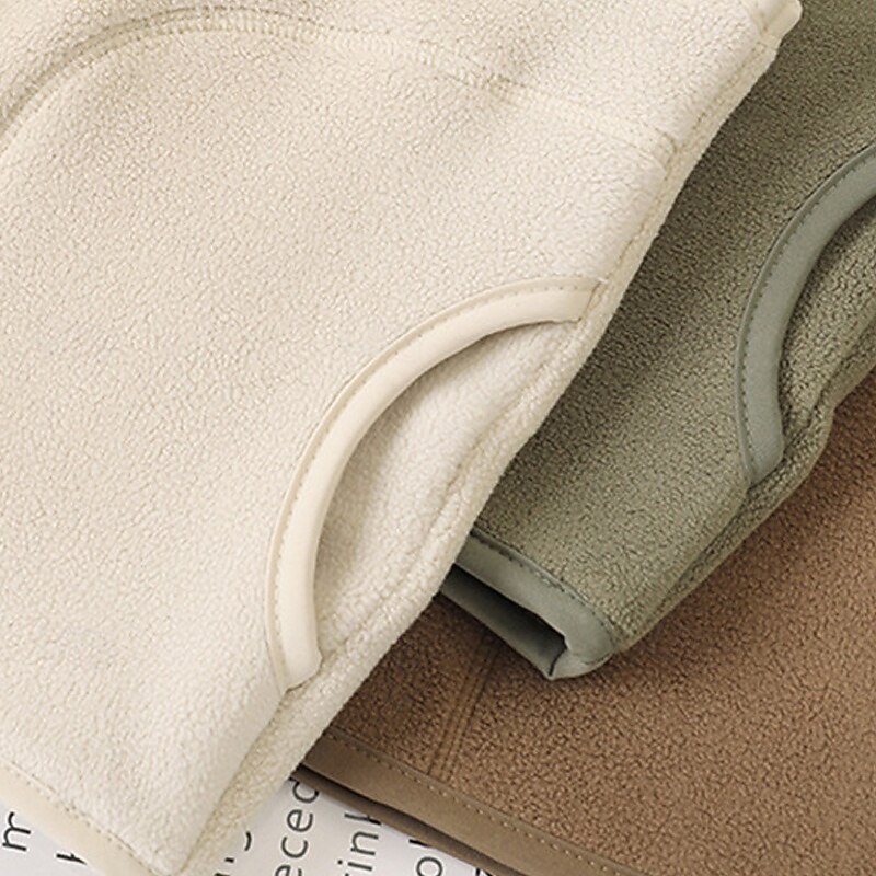 Barn Unisex Vest frakk Yttertøy Helfarge Ermeløs Lomme Knapper Hold Varm Myk Pustende Frakk utendørs Mote Daglig Brun Grønn Kakifarget Høst Vinter 4 år + 2025 - $29.99 –P9