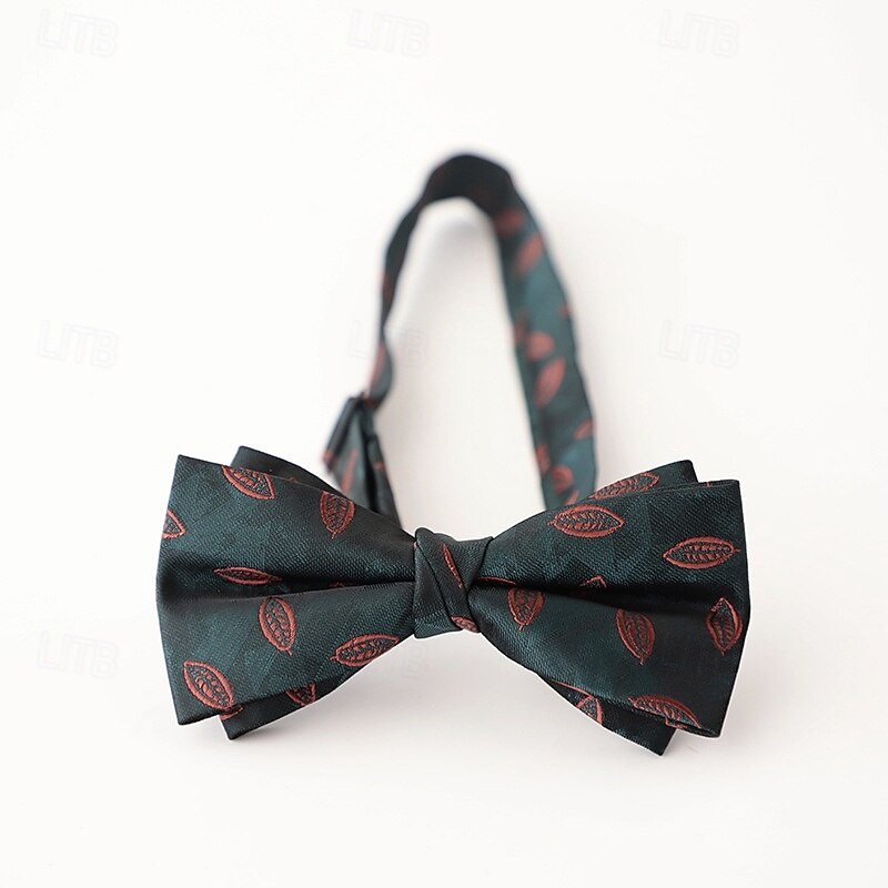 2026年 男性用 蝶ネクタイ 現代コンテンポラリー リボン グラフィック ウェディングパーティー デイリーウェア  コレクション – $5.49 –P8