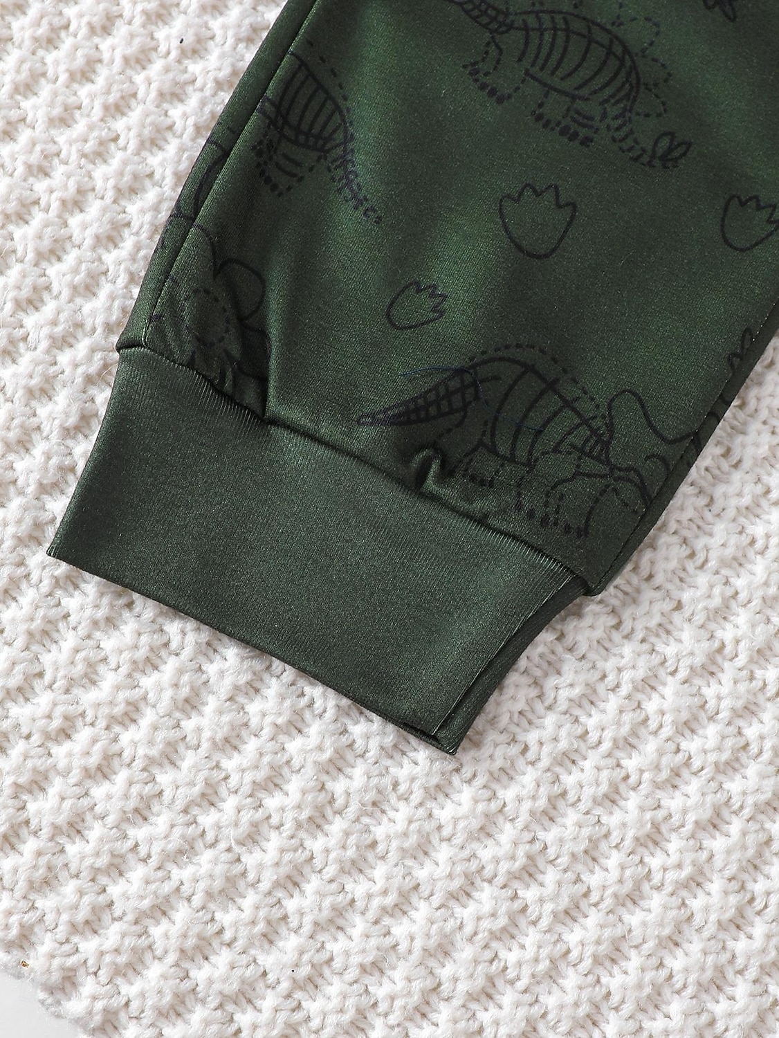 2 darab Kisgyermek Fiú Póló és nadrágok Felszerelés Dinoszaurus Hosszú ujj Crewneck Készlet Iskola Divat Napi Ősz Tél 4-7 év Katonai zöld 2025 - $19.49 –P8