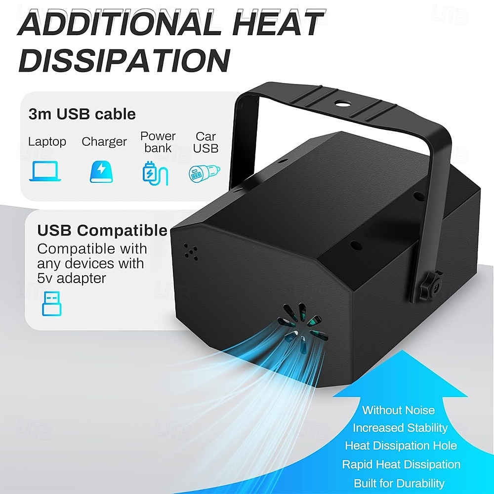 DJ Laser Party Lights Disco Light with RGB Strobe Light Show Music Sound Activated/Remote Control for DJ Parties Stage Karaoke Club Home Birthday 2026 - $62.99 –P6