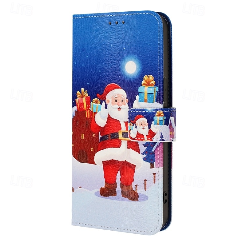 телефон Кейс для Назначение SSamsung Galaxy 17 Pro Max 17 Air i16 15 14 Pro Max Plus 13 Pro Max Кошелек для карт Полная защита тела с ремешком Защита от удара Рождество ТПУ Кожа PU 2025 - $11.99 –P18