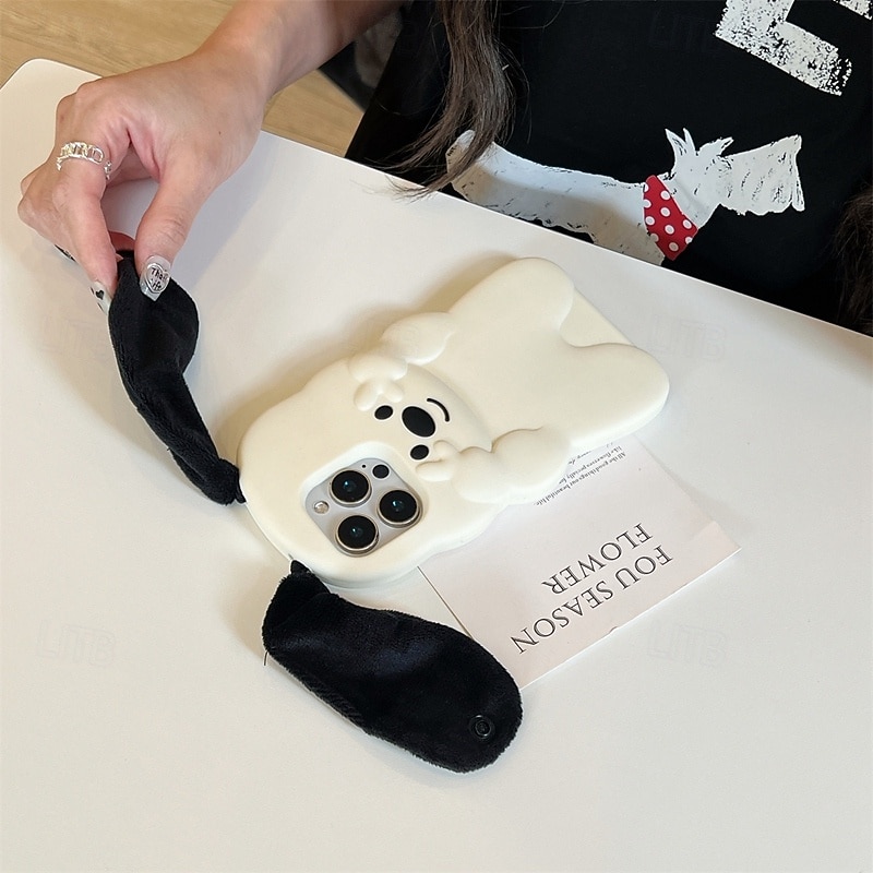 Phone Case For iPhone 16 15 14 Pro Max Plus 13 Pro Max Back Cover Shockproof Rabbit Silicone 2025 - $13.99 –P5