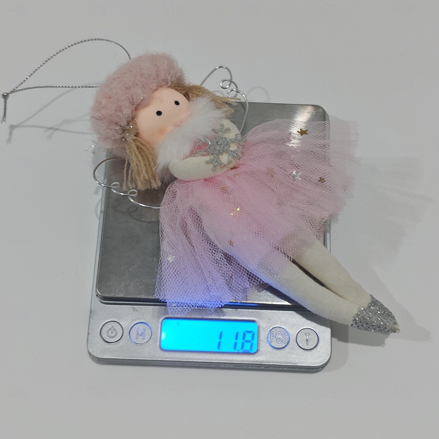 3 шт. рождественских ангелочков ручной работы, елочные украшения в виде розовых ангелочков, небольшие подвесные украшения для девочек, декор для праздничной вечеринки 2025 - $17.99 –P6