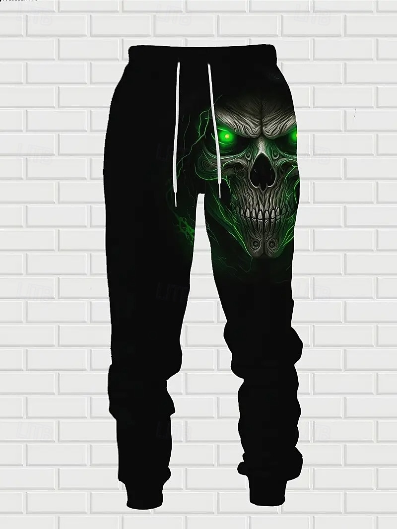 חג ליל כל הקדושים גולגולתשלד תלבושות קפוצ'ון אימונית אנימה 3D גרפי עבור לזוג בגדי ריקוד גברים בגדי ריקוד נשים מבוגרים האלווין (ליל כל הקדושים) קרנבל נשף מסכות הדפסת תלת מימד יום יומי\קז'ואל 2025 - $49.99 –P4