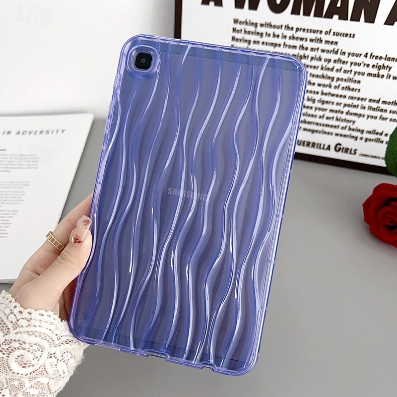 Tablet Case Cover For Samsung Galaxy Tab A9 8.7" S6 Lite 10.4" A8 10.5'' A7 Lite 8.7'' A9 Plus 11" Full Body Protective Shockproof Lines / Waves TPU 2025 - $13.99 –P3