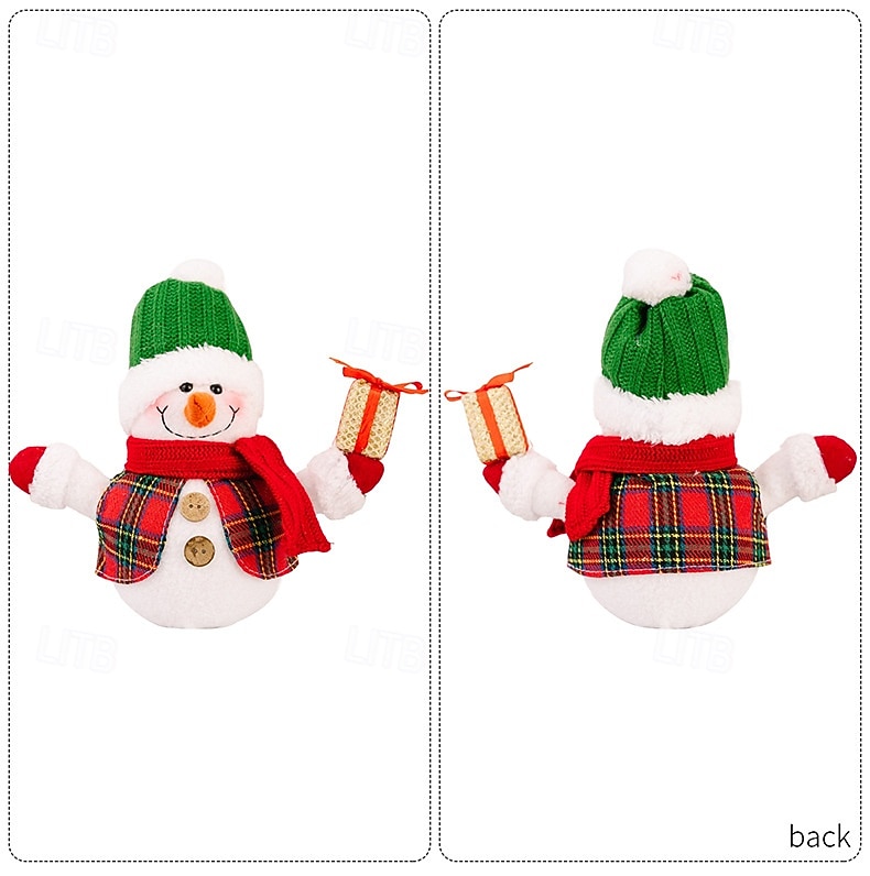 Christmas LED luminous snowman figurine indoor bedroom living room dining room study desk decoration light 8.27Inch 2025 - CAD $11.99 –P4