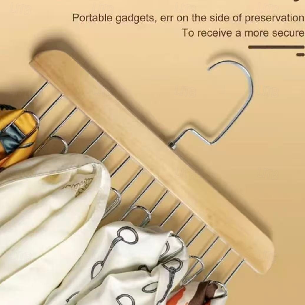 2 db-os csúszásgátló, többfunkciós fa kabátakasztó – falra szerelhető fogas kabátokhoz, sapkákhoz, táskákhoz, sálakhoz és övekhez, hálószobába &otthoni szervező 2026 - $9.99 –P13