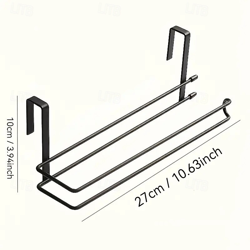 Lyukmentes, falra szerelhető papírtörlő tartó, helytakarékos kialakítás konyhába és fürdőszobába, modern minimalista stílus, egyszerű telepítés 2026 - $15.99 –P5