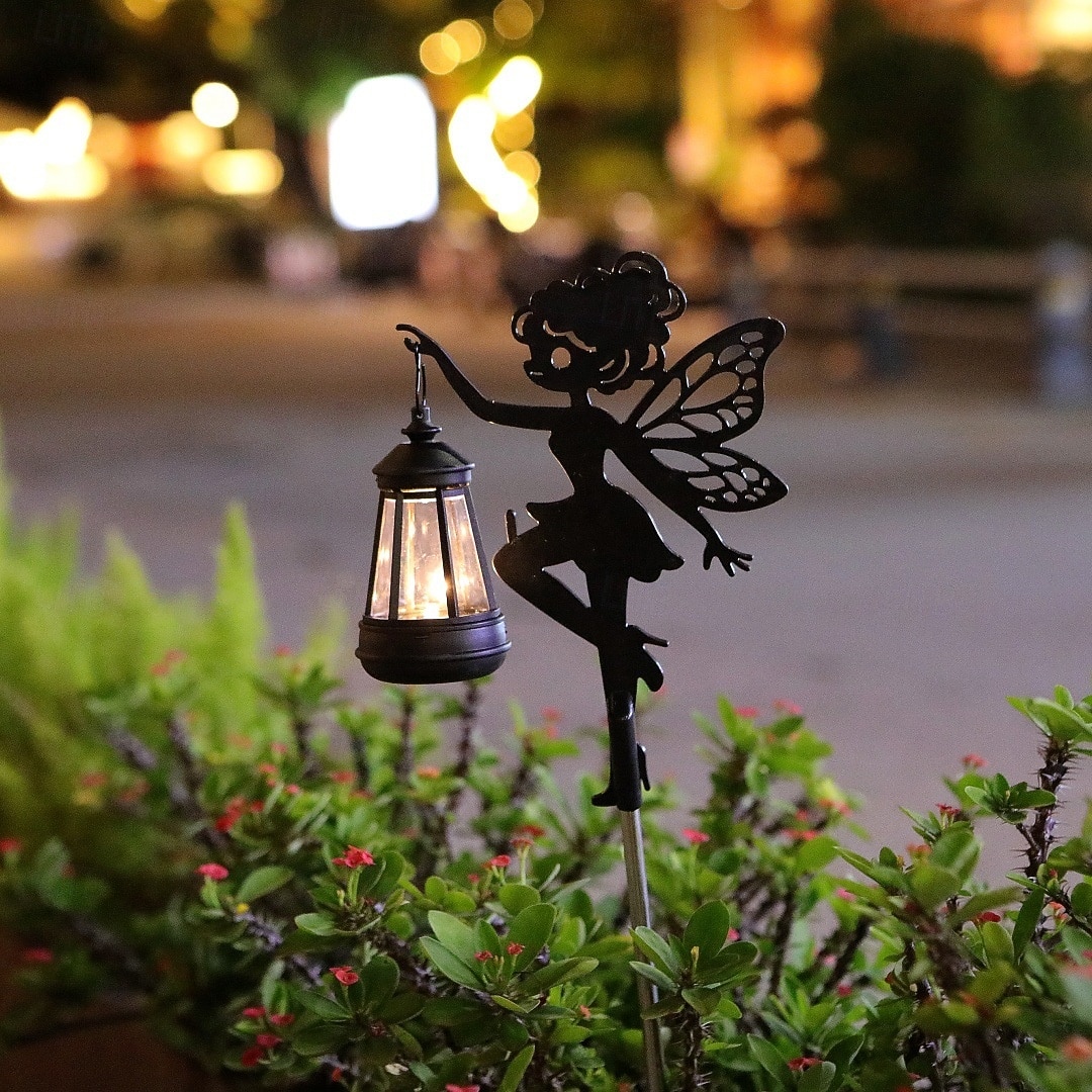 2 ks venkovní solární IP44 vodotěsné květinové vílí pole zástrčkové světlo teplé zářivé světlo nádvoří zahrada trávník cesta dekorativní světlo krajinářské světlo 2026 - $16.49 –P4