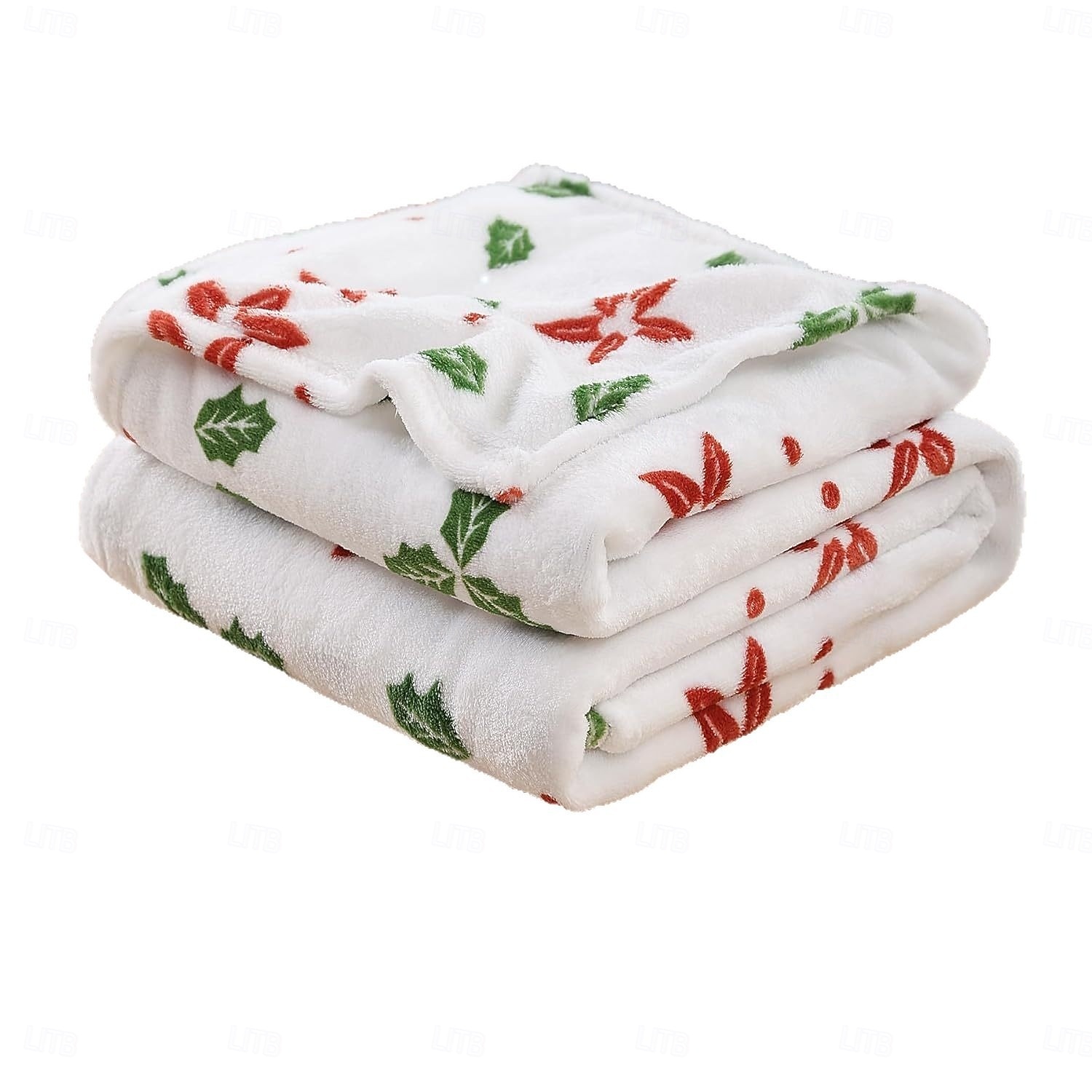 Printed Winter Throw Blanket, Warm Flannel Sofa Blanket, Christmas Air Conditioning Blanket for Office Nap or Home Decor 2025 - $13.49 –P5