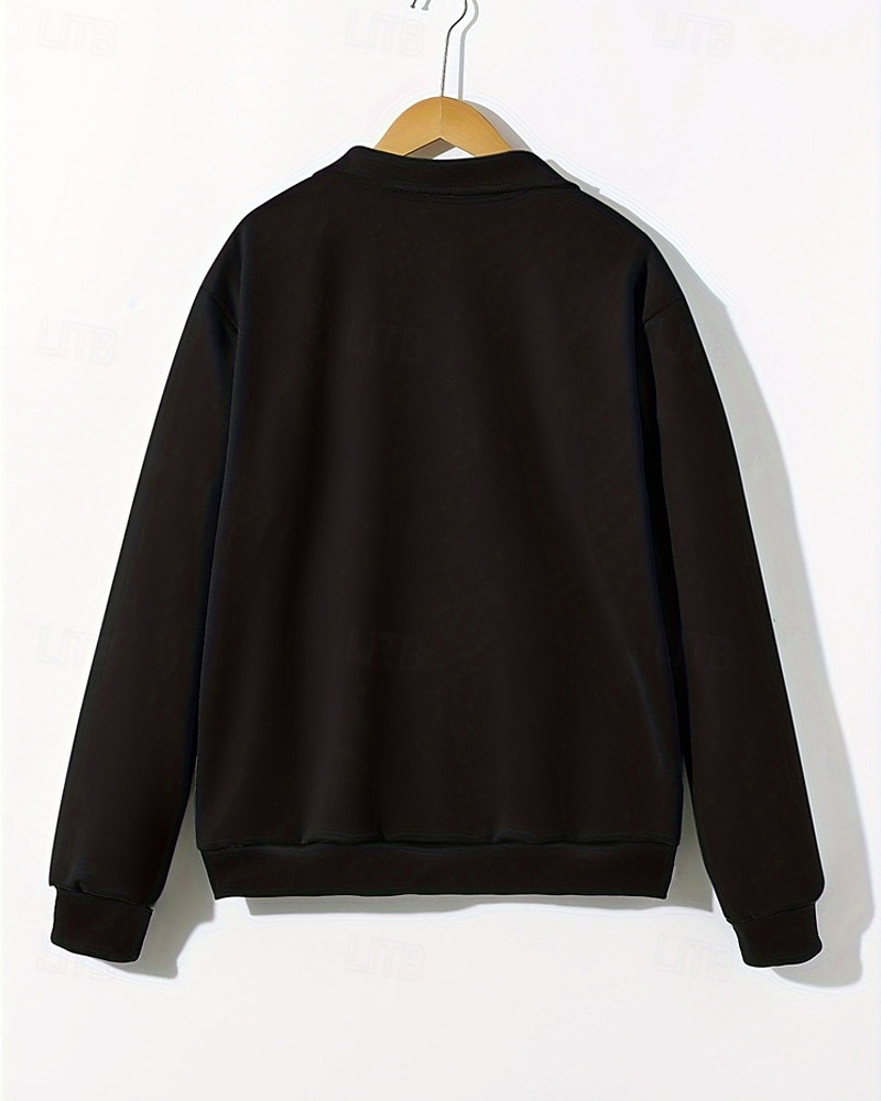 Homme Veste en faux suède Veste Décontractée Vacances Quotidien Chaud Avec Poches Automne Hiver Uni Mode Classique Col montant Régulier Noir Vert Café Veste de 2025 ? $51.99 –P8