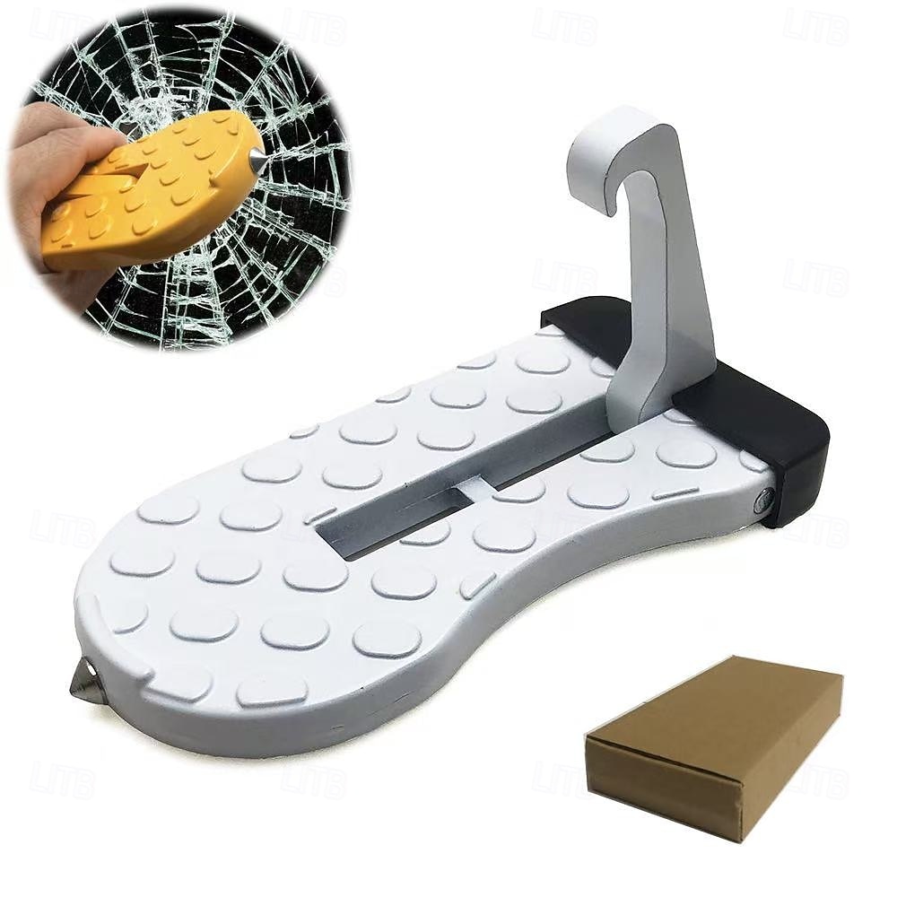 2026年 ルーフアクセス用の折りたたみ式アルミ製ドアステップ - ポータブルな車両ペダルラダーは、ほとんどの車、SUVに適合します。 &トラック、暗い色  コレクション – $16.99 –P11