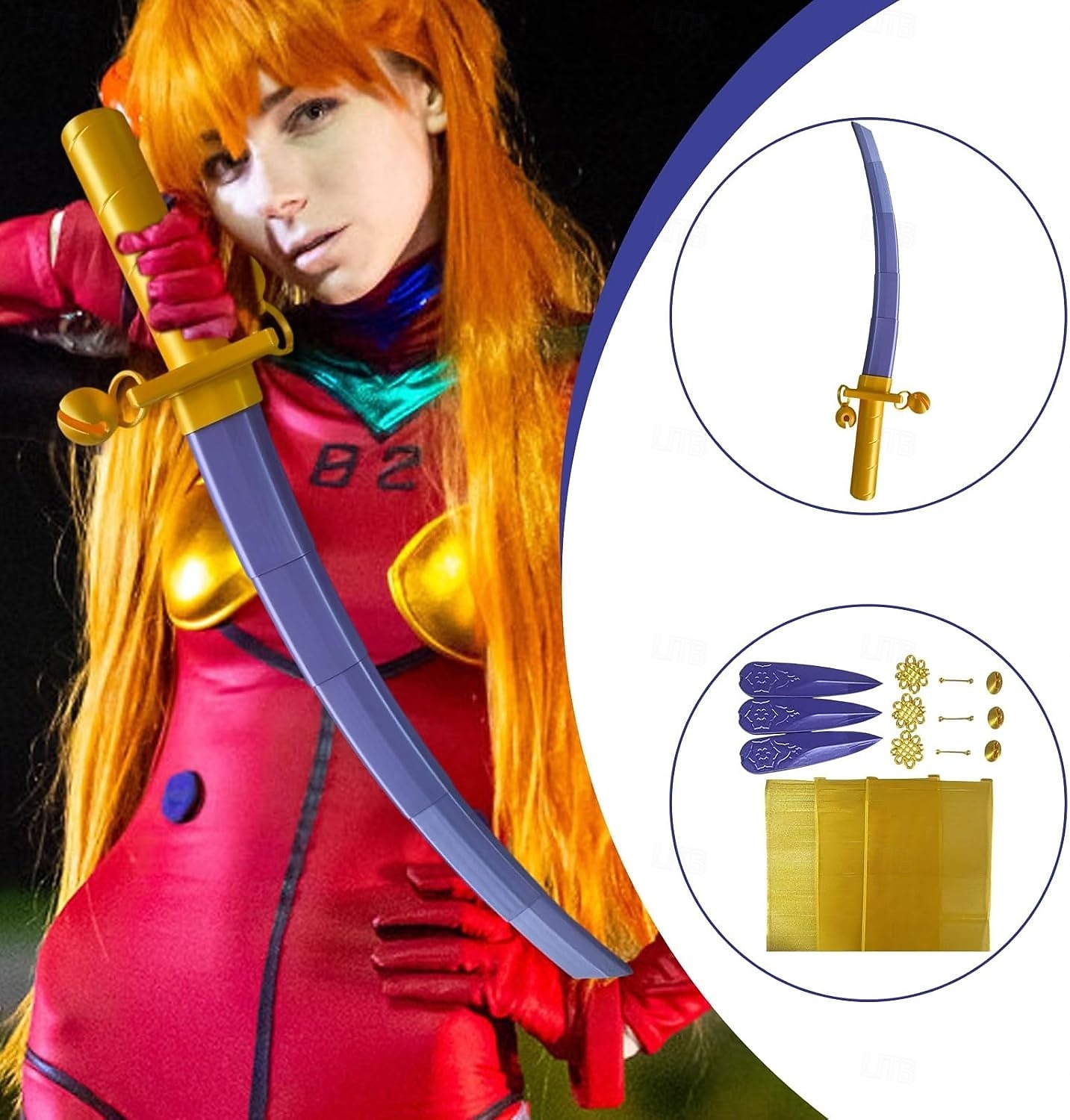 Cosplay Prop Replica voor Koreaanse Idol Film Cosplay Wapen Fantasy Accessoire Halloween Kostuum Filmverzamelobject Anime Wapen Replica Kerstgeschenk 2026 - $29.99 –P12