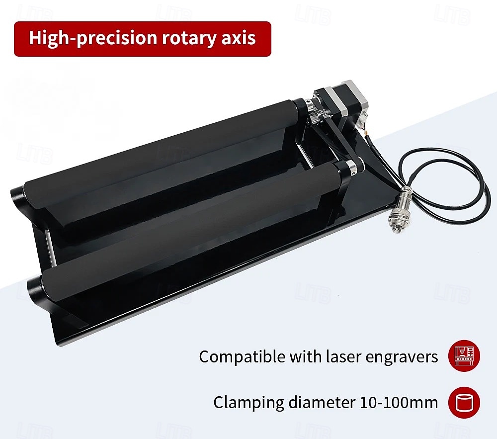 Roller Y Axis Rotary Attachment 360 Rotating For Laser Engravers Tool 2025 - $216.99 –P1