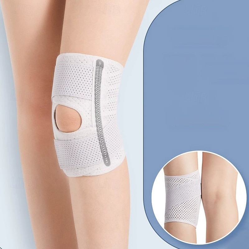 Feminino Pacote com 2 joelheiras de compressão esportiva Anti-Escorregar Tecido Dor no joelho Suporte de joelho Para Exercite-se LCA Levantamento de peso de 2025 por $11.49 –P3