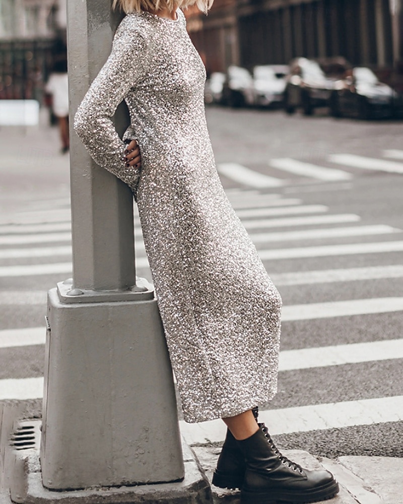 white dress for winter party A Winter White Party Dress (You Won't Overheat In)