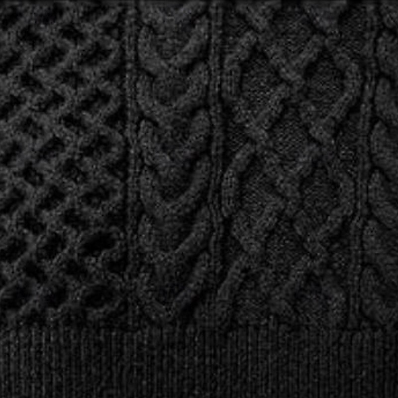 Муж. Вязаная ткань Пуловер Свитер Кабель Вязать Обычные топы Трикотаж Облегающий крой Полотняное плетение "Круглый вырез ""под горло""" Рождество Вязаная одежда Рождество Повседневные Одежда 2025 - $35.99 –P8