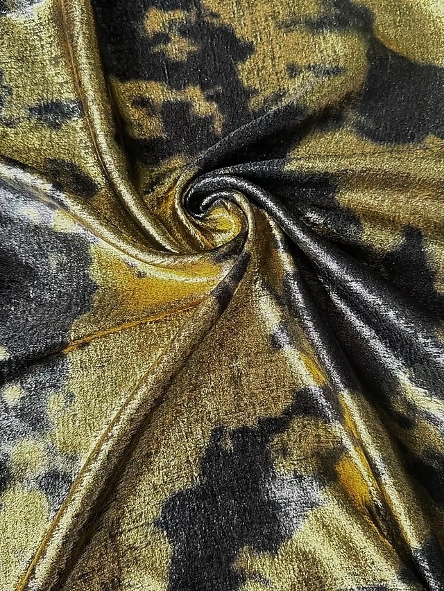 Trompetă / Sirenă Rochii de seara Elegant Rochie formală Oficial Nuntă Lungime Podea Manșon Lung Dantelate Buzunar Satin cu Imprimeu Floral 2025 2025 - $149.99 –P2