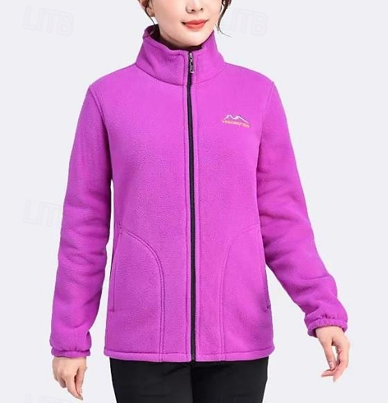 Veste polaire Femmes Top manche longue Col montant Doux Chaud Avec Poches Salle de sport Course Fitness Des sports Tenues de Sport Noir Rouge de 2026 ? $13.99 –P7