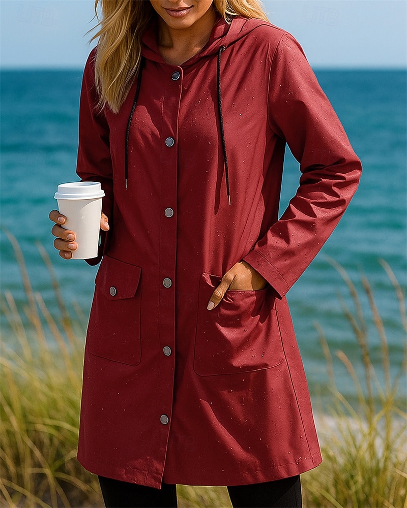 Жен. Куртка из софтшелла Куртка для туризма и прогулок Легкая куртка На открытом воздухе Водонепроницаемость Походная одежда Походная одежда Осень Верхняя часть Спандекс 2026 - $35.99 –P1