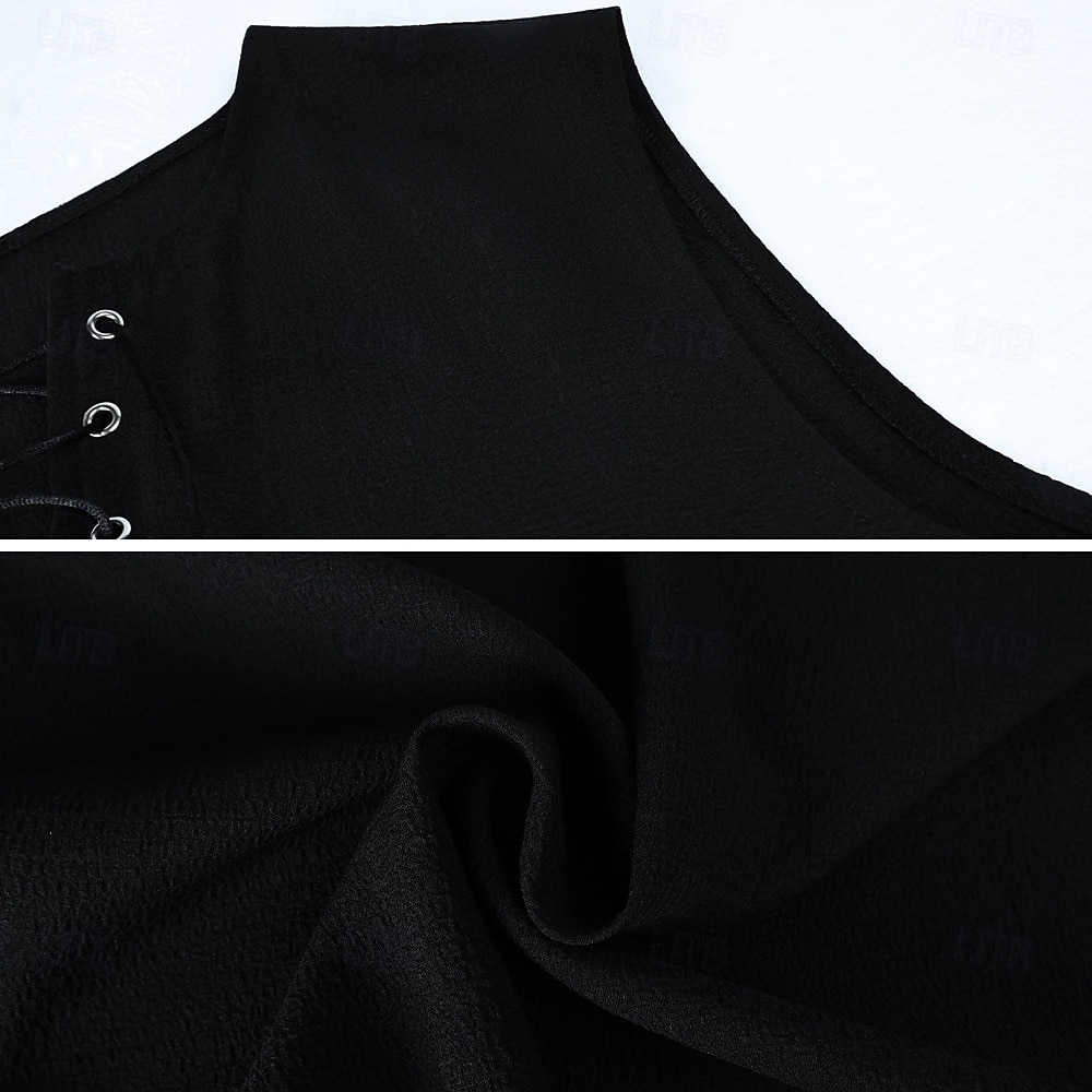 Rétro Vintage Médiéval Renaissance Armure Ensemble d'accessoires Tunique Guerrier Viking Déguisement Homme Viking Halloween Carnaval Performance LARP Foire de la Renaissance Adulte Gilet Ceinture Sac de 2025 ? $39.99 –P3