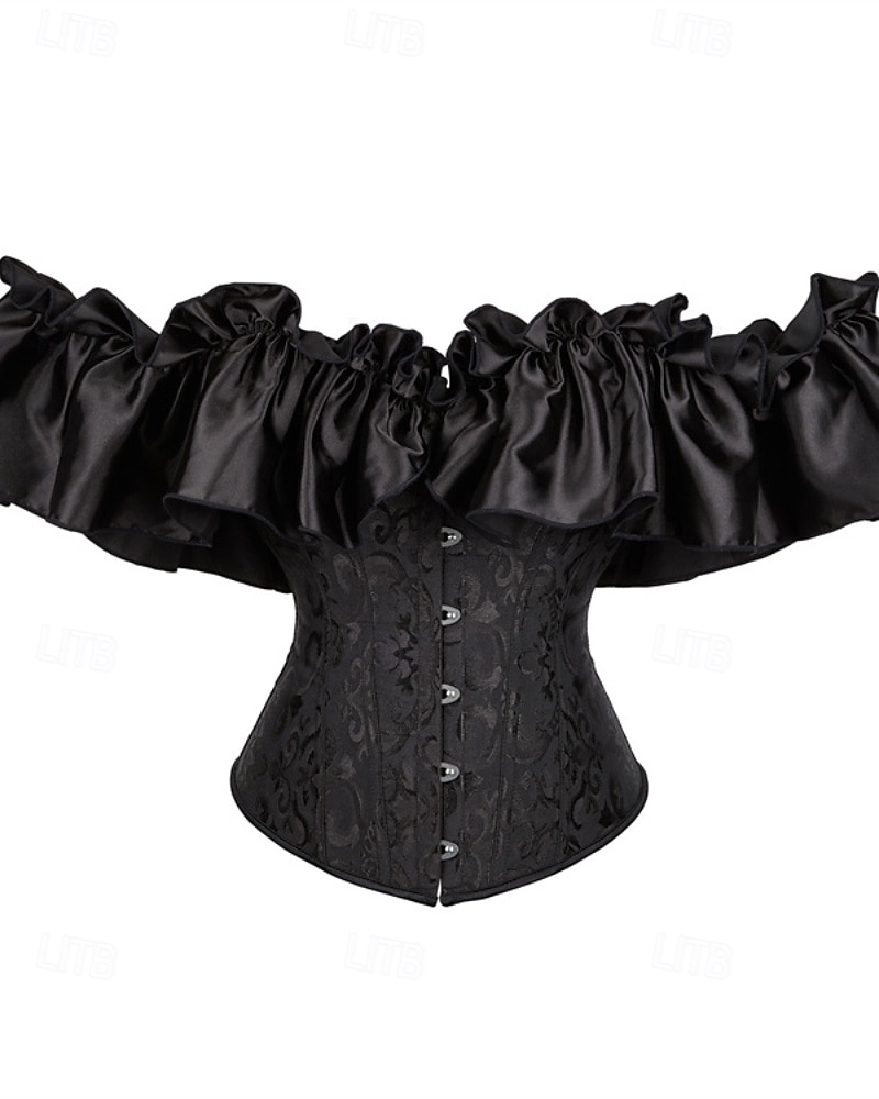 Γυναικεία Κορσέδες Shapewear Μέσης Cincher Διαμορφωτικός Ρουχισμός Σέξι κορσέ Σέξι Γλυκός Μονόχρωμες Σουρωτά Εξώπλατο Διακοπές Δρόμος Ημερομηνία Αμάνικο Κορσές Μαύρο Λευκό Μπεζ Άνοιξη Φθινόπωρο 2025 - $35.99 –P1