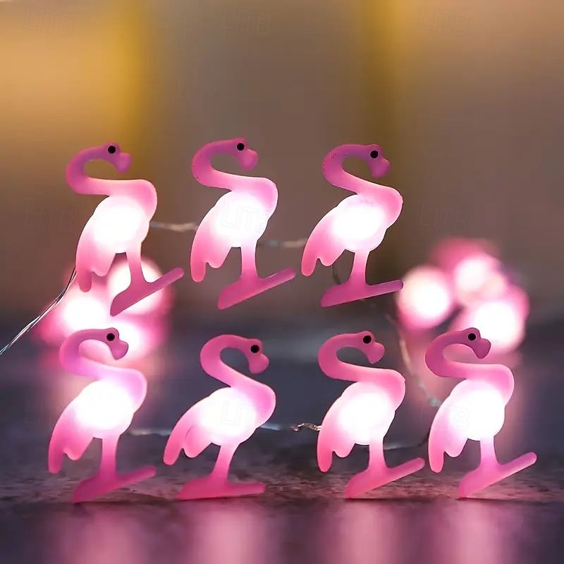 LED kuparilankavalot Pinkki flamingo joulun keijukaisnaruvalo 2m 20LED paristokäyttöinen kirsikkapuun kukkavalot jouluhäät uudet vuosi juhlat syntymäpäivä kotipuutarhakoristukset 2025 - $10.49 –P1