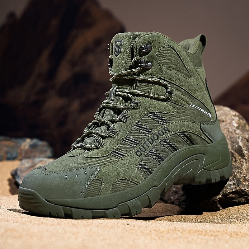 męskie buty trekkingowe z antypoślizgową podeszwą, wytrzymałe buty trekkingowe do biwakowania, wspinaczki i wędrówek po szlakach 2026 - $69.99 –P15