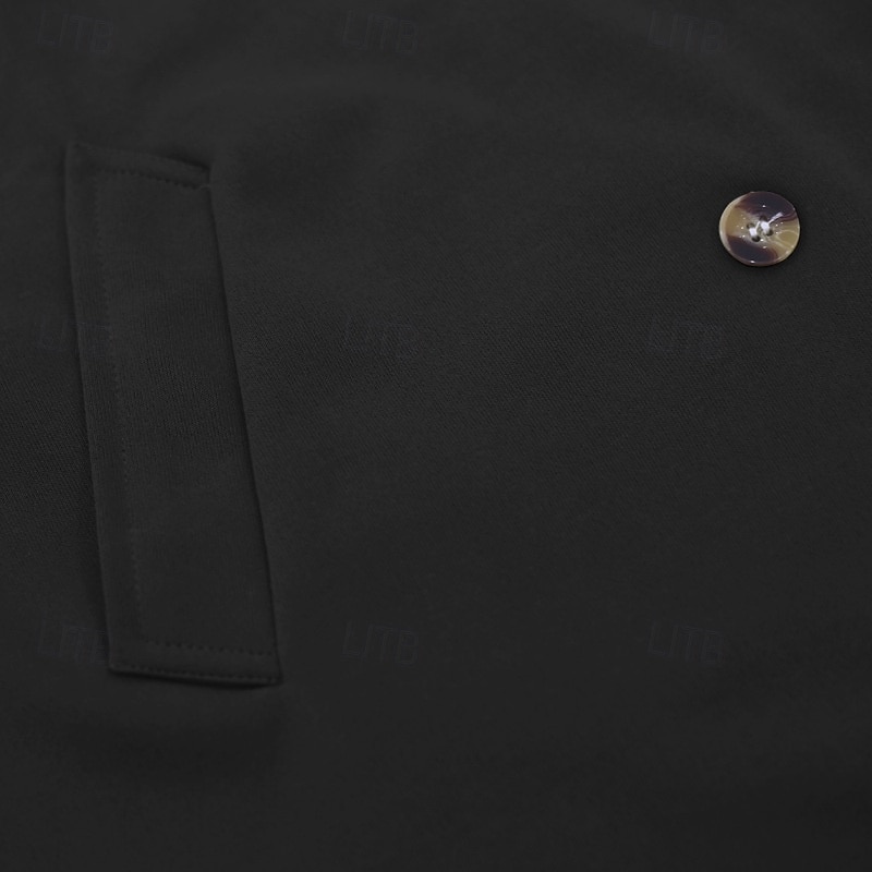 2026年 男性用 ピーコート トレンチコート バケーション 日常 秋 冬 ポリエステル 快適 アウターウェア 衣類 ファッション クラシック 平織り ポケット フード付き ダブルブレスト  コレクション – $31.99 –P7