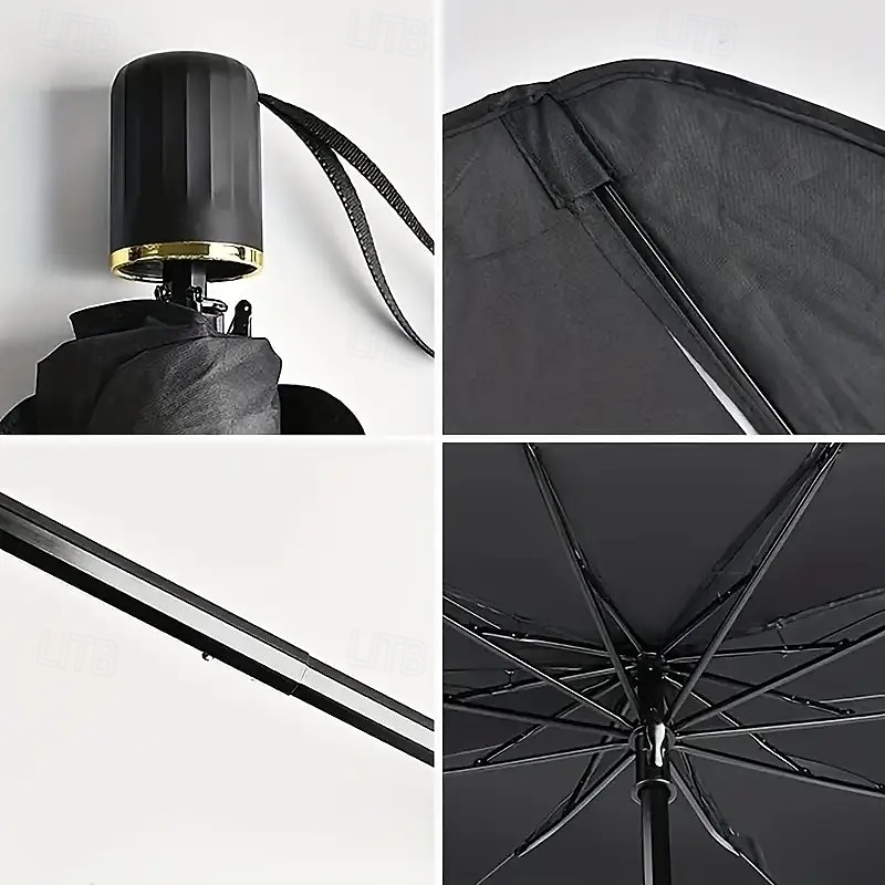 parasole per parabrezza auto – parasole con protezione UV e blocco del calore con tendina per la privacy, accessorio interno per auto di piccole dimensioni, ombrello per parabrezza del 2025 a $13.99 –P9