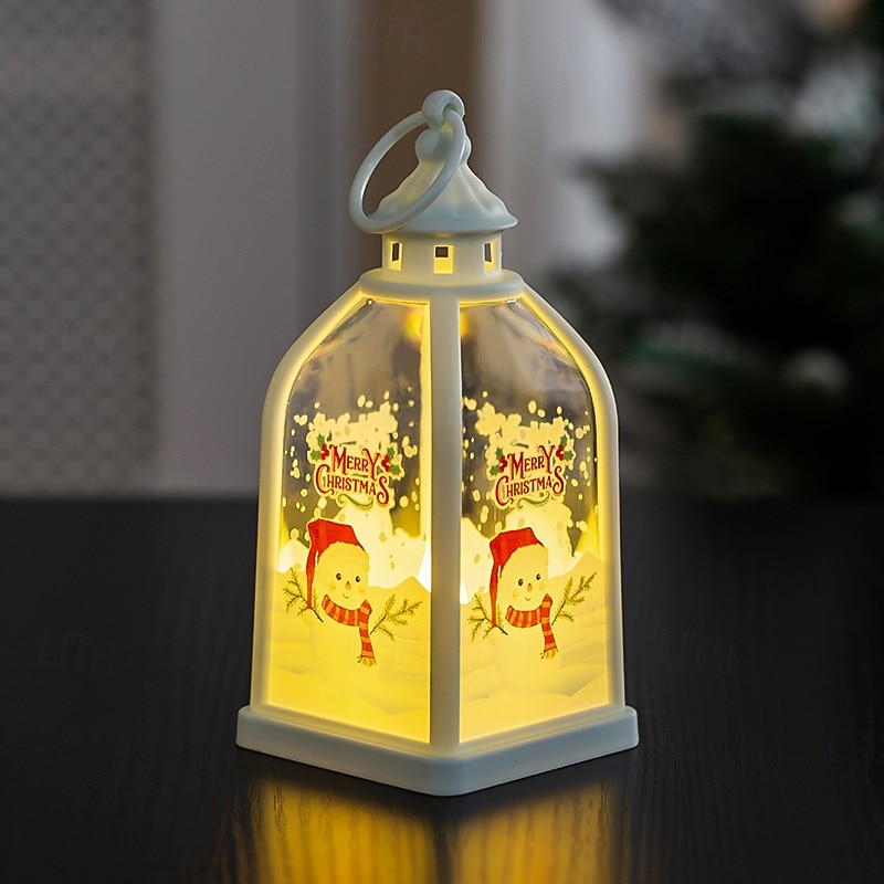 1 pc 14,2*6,8 cm weihnachten led elektronische kerze licht handheld laterne party desktop atmosphäre ornament licht ag13 * 3 batterie 2025 - $3.99 –P8