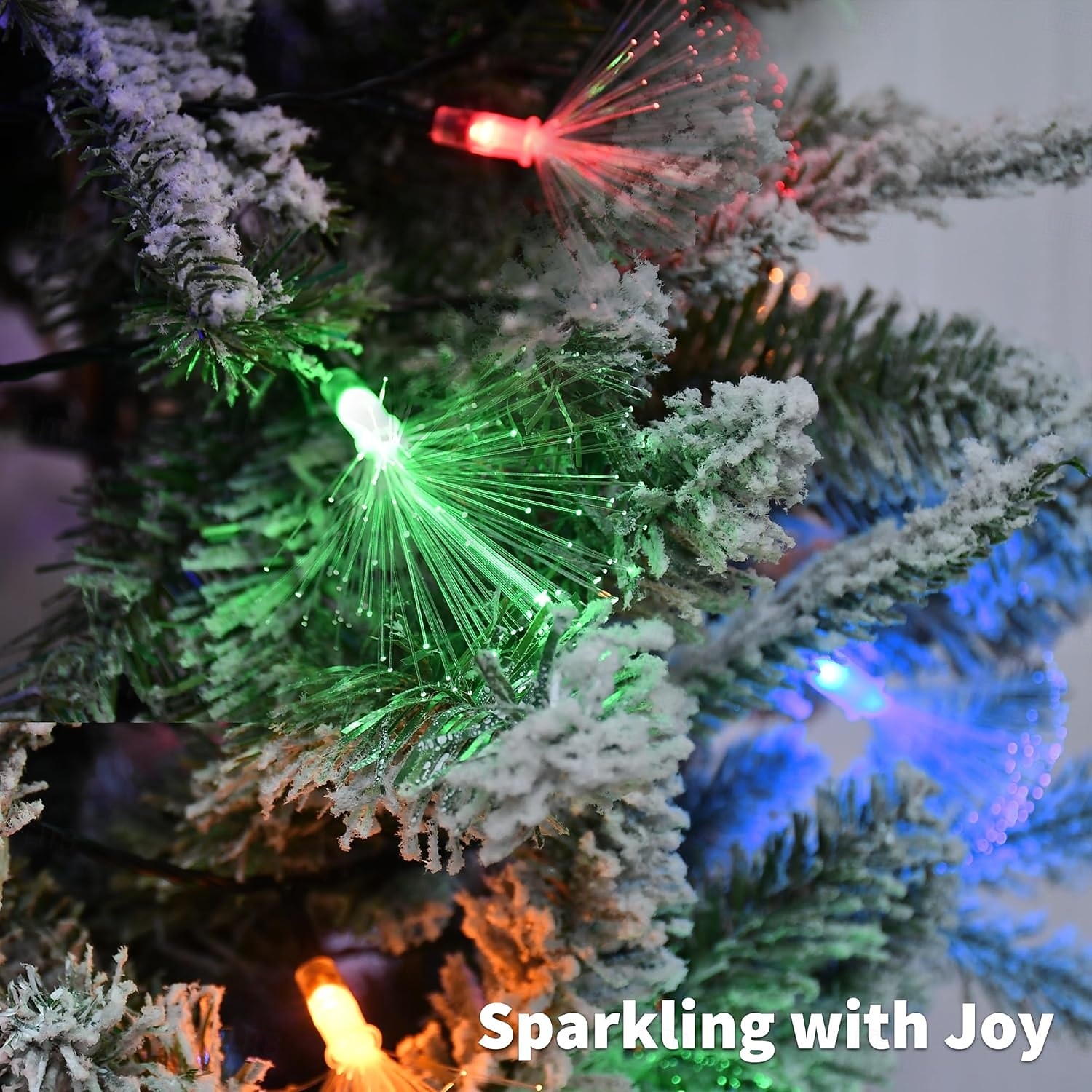 Оптоволоконный сказочный гирляндный светильник 1,5 м 10 светодиодов/3 м 20 светодиодов на батарейках, светодиодный гирляндный светильник для свадебной спальни, украшения окна дома 2026 - $9.99 –P7