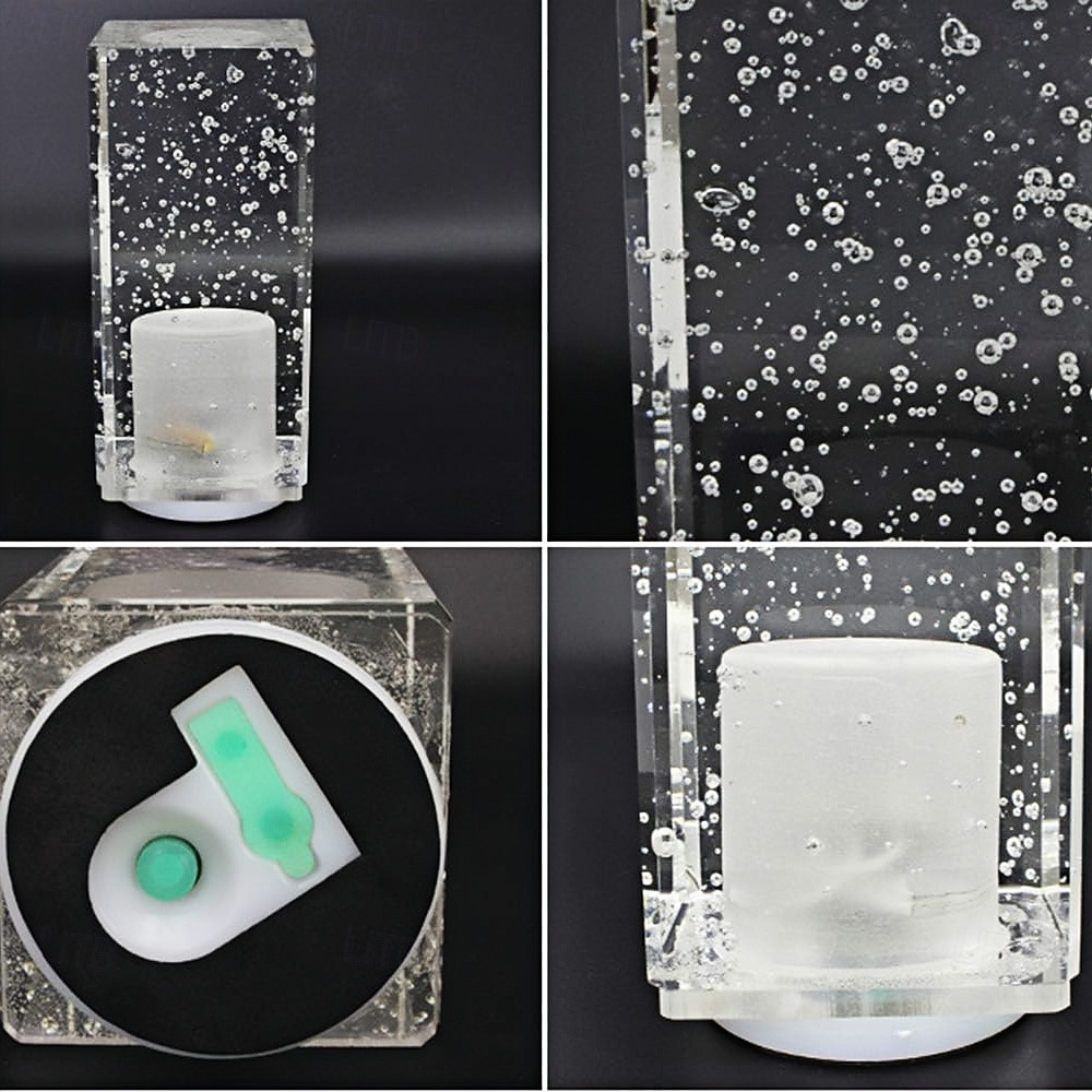 Lampada da tavolo a bolle di cristallo acrilico a led, creativa, personalizzata, per ristorante, atmosfera KTV, lampada da comodino, piccola luce notturna, lampada da tavolo decorativa, ricarica USB, del 2025 a $27.99 –P1