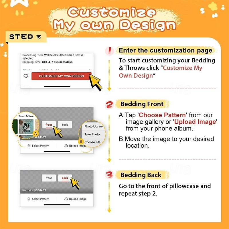 Colcha Personalizada Edredom Conjunto de 3 peças com Foto Texto Presentes Personalizados Conjunto de Edredom com 2 Fronhas de 2026 por $28.99 –P3