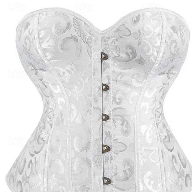 Жен. Корсет Корректирующее белье Утягивающее белье Корректирующее белье Сексуальный корсет Секси Милая Цветочный принт Чистый цвет Пуговицы Отпуск Для вечеринок Для улицы Без рукавов Корсет 2026 - $26.99 –P3