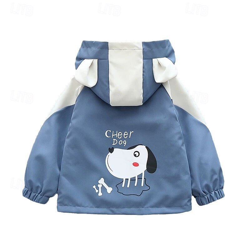Barn Unisex Baseballjackor Ytterkläder Färgblock Långärmad Dragkedja Ficka Lättvikt Komfort Mjukt Täcka Utomhus Mode Dagligen Gul Ljusblå Vår Höst 4 år + 2025 - $20.99 –P1