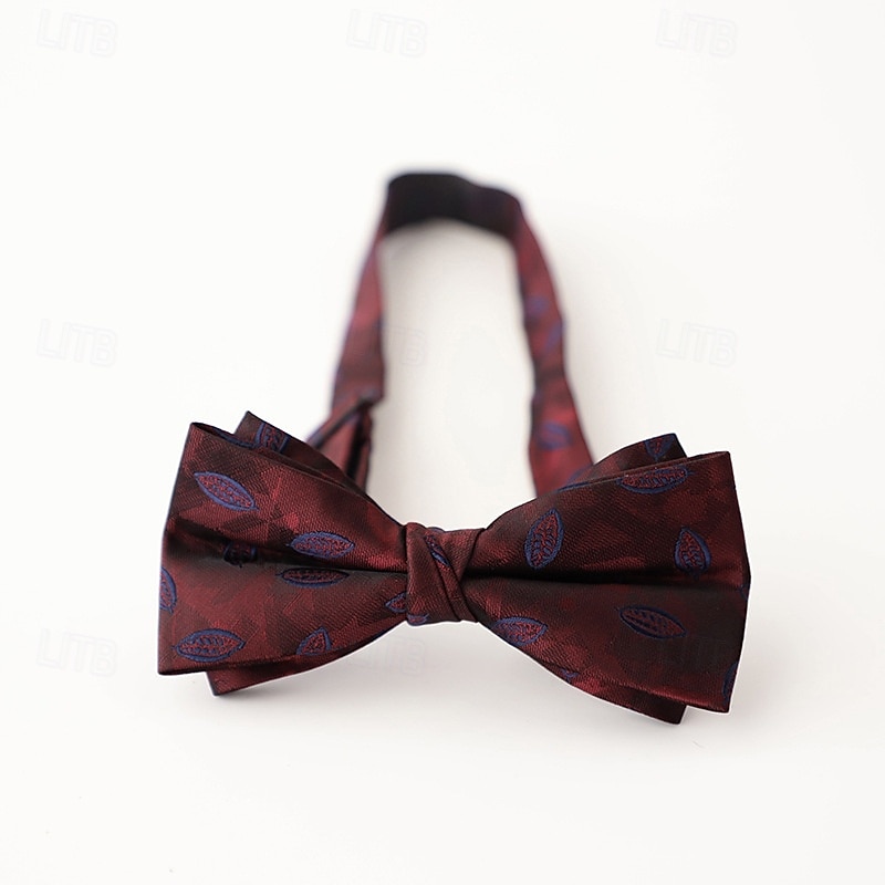 2026年 男性用 蝶ネクタイ 現代コンテンポラリー リボン グラフィック ウェディングパーティー デイリーウェア  コレクション – $5.49 –P7