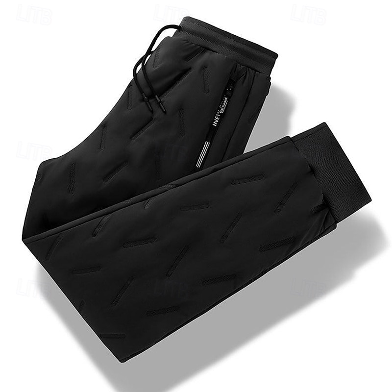 Herren Winter-Jogginghose Shrepa Fleecehose Dick Mit Taschen Unterteile Fitnessstudio Athleisure Trainieren Herbst Winter Winddicht Warm Fitnessstudio Outdoor Laufen Normale Passform Sportbekleidung 2026 - $21.99 –P6