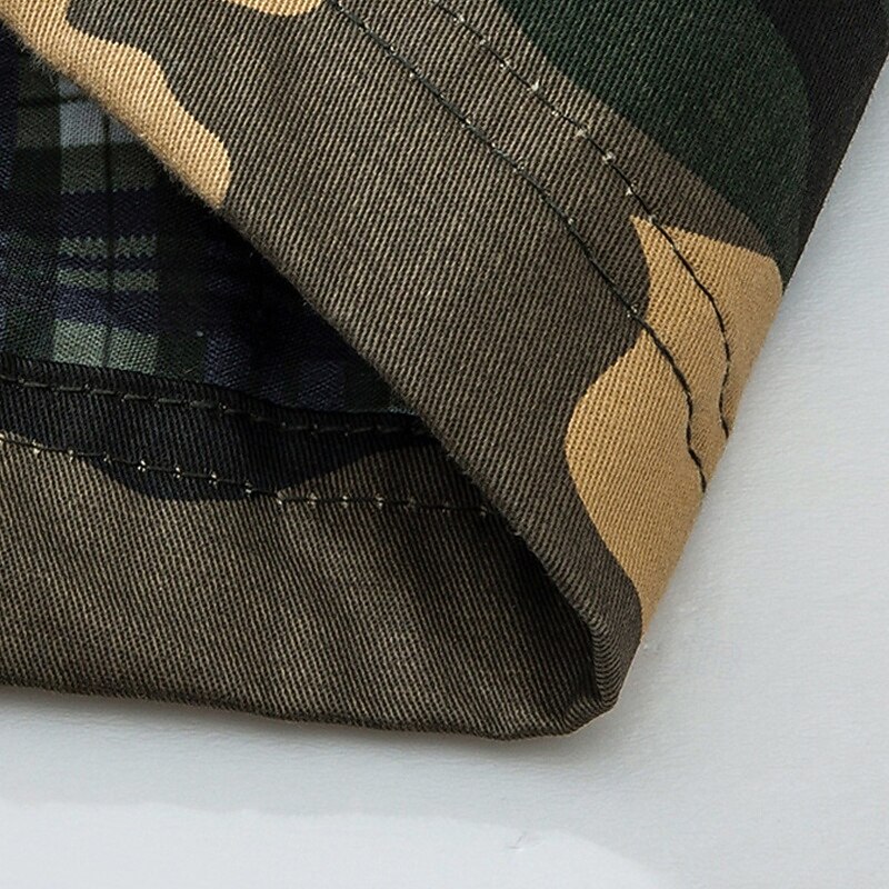 Men's Lightweight Jacket Cargo Jacket Casual Jacket Vacation Daily Wearproof Pocket Spring Fall Camouflage Fashion Classic Stand Collar Regular Black Army Green Dark Blue Jacket 2026 - $67.99 –P6