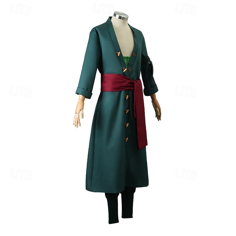 Meriseikkailija Merirosvo Roronoa Zoro Olkihattu-merirosvo Anime Cosplay-Asut Asut Cosplay-puvut Karnevaali Naamiaiset Asu Käyttötarkoitus Miesten Poikien Lasten Aikuisten 2026 - $55.99 –P5